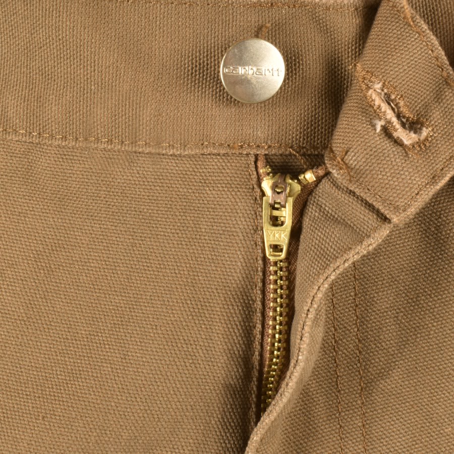 Image number 4 for Carhartt WIP Single Knee Shorts Brown