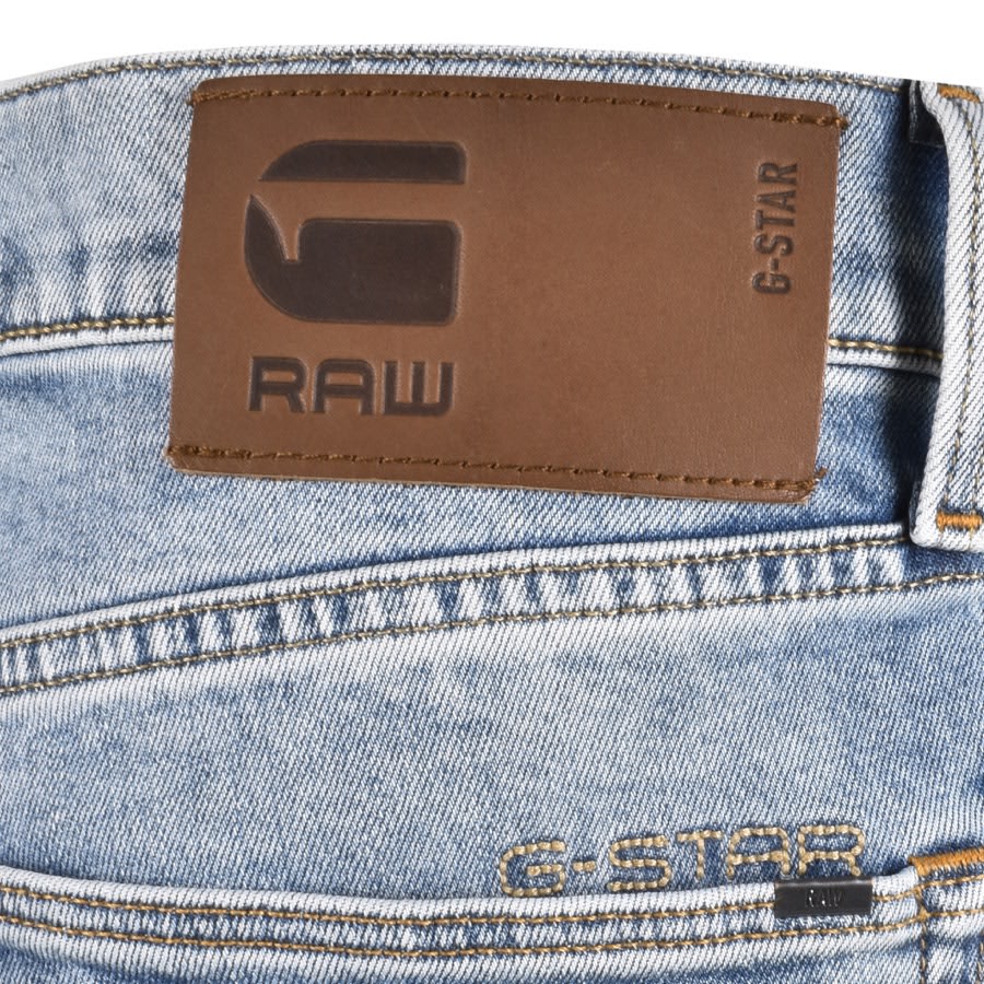 G Star Raw 3301 Tapered Jeans Light Wash Blue | Mainline Menswear