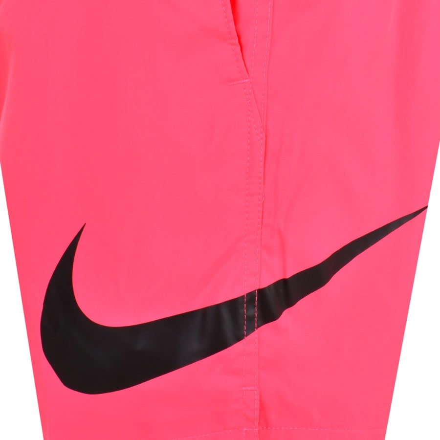 Image number 3 for Nike Club Repeat Swoosh Swim Shorts Pink