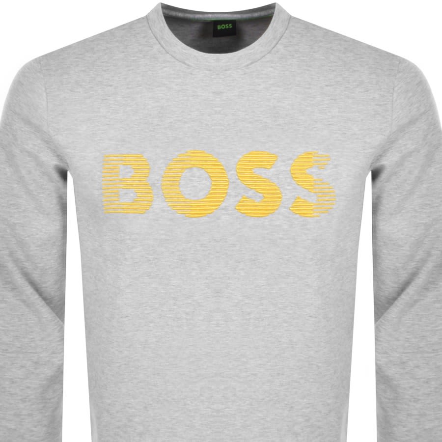 Image number 2 for BOSS Salbo 1 Sweatshirt Grey