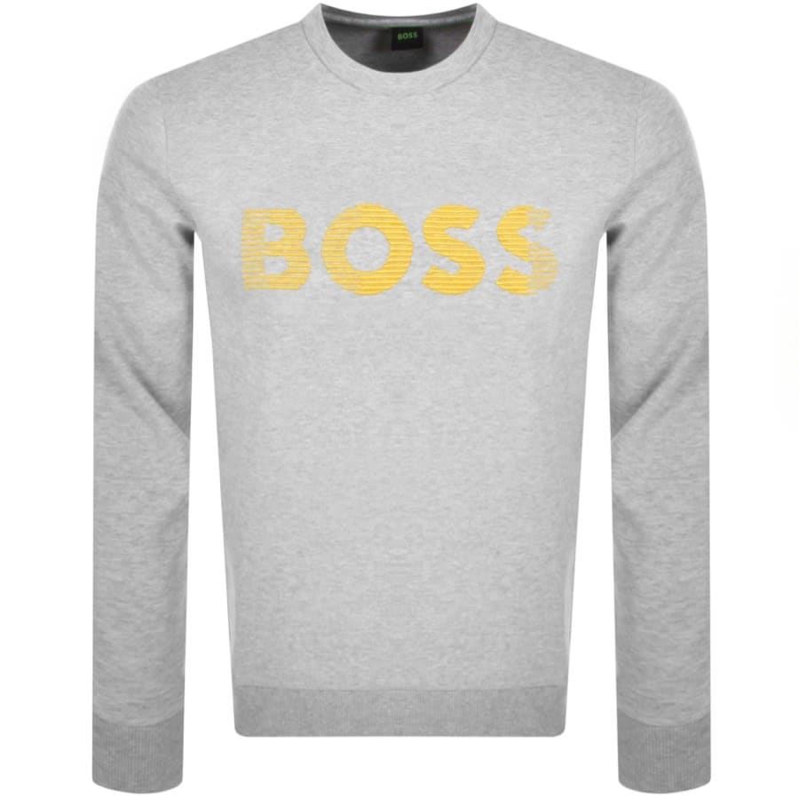 Image number 1 for BOSS Salbo 1 Sweatshirt Grey