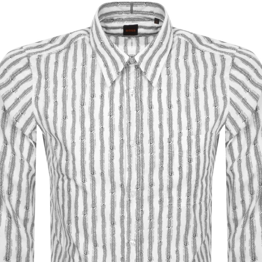 Image number 2 for BOSS Relegant 6 Long Sleeved Shirt White