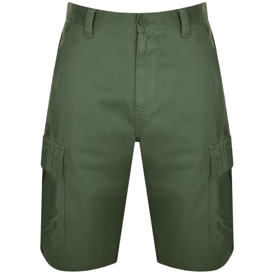 Image number 1 for Tommy Jeans Aiden Baggy Cargo Shorts Green
