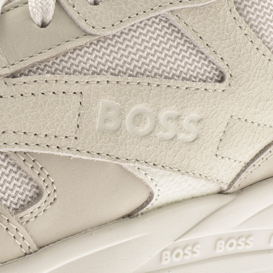 BOSS Kurt Runn Trainers Beige Mainline Menswear Canada