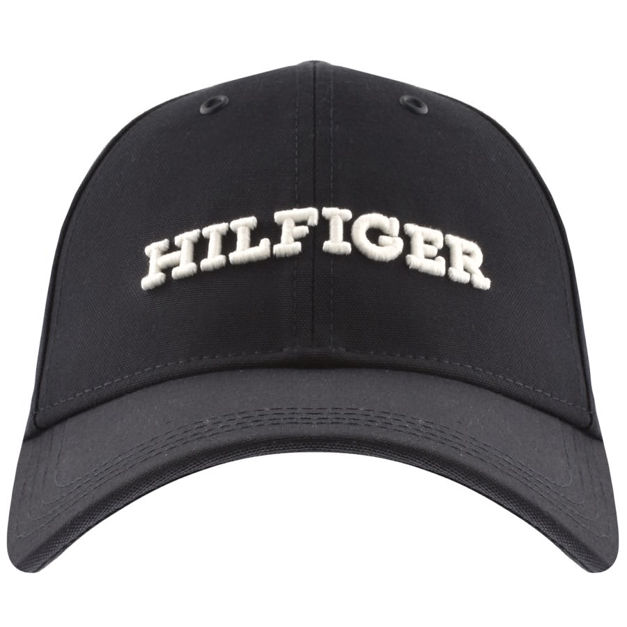 Image number 1 for Tommy Hilfiger Logo Baseball Cap Navy