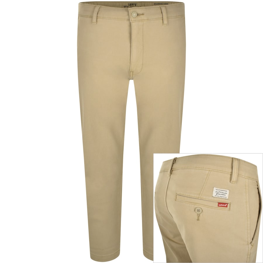 Image number 1 for Levis Standard Taper Chinos Beige