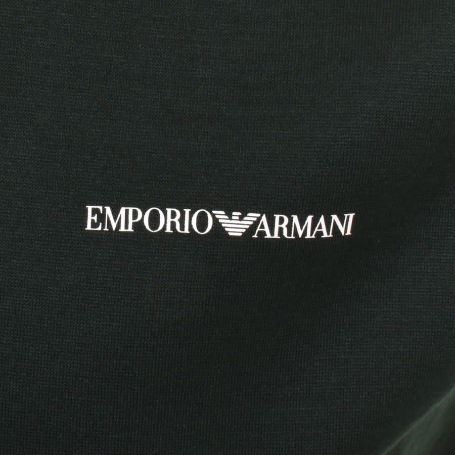 Emporio Armani Short Sleeved Logo T Shirt Green | Mainline Menswear