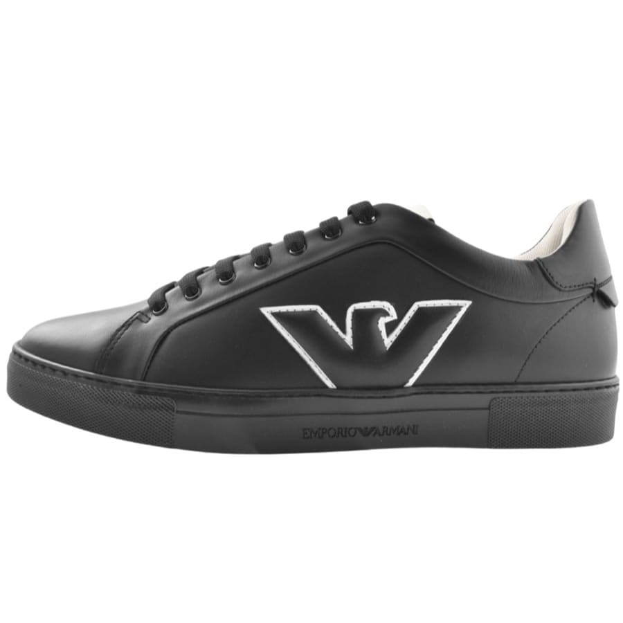 Armani eagle trainers online
