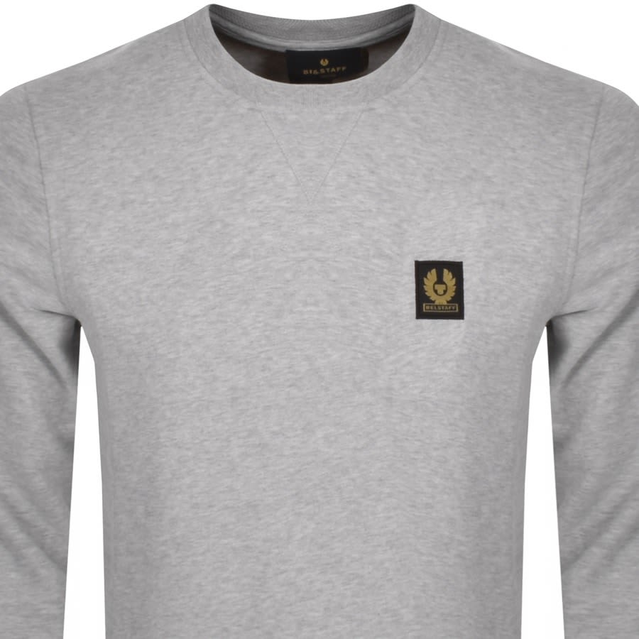 Image number 2 for Belstaff Crew Neck Sweatshirt Grey