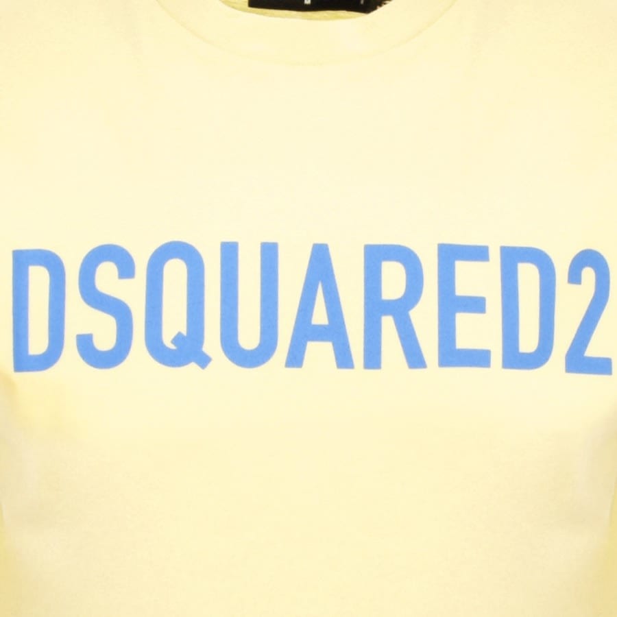 Image number 3 for DSQUARED2 Loose Fit T Shirt Yellow