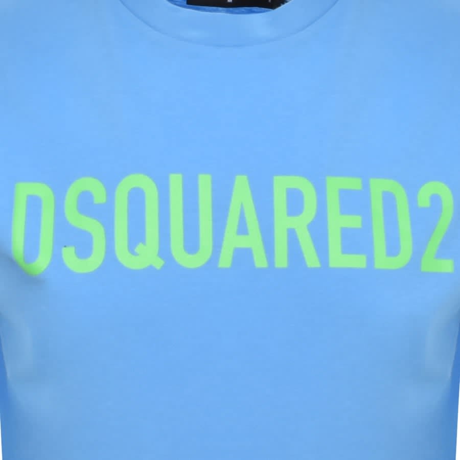 Image number 3 for DSQUARED2 Loose Fit T Shirt Light Blue