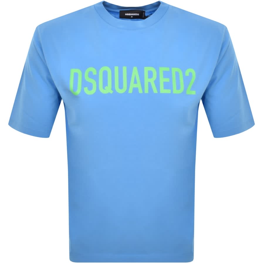 Image number 1 for DSQUARED2 Loose Fit T Shirt Light Blue