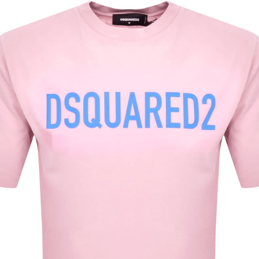 Image number 2 for DSQUARED2 Loose Fit T Shirt Pink