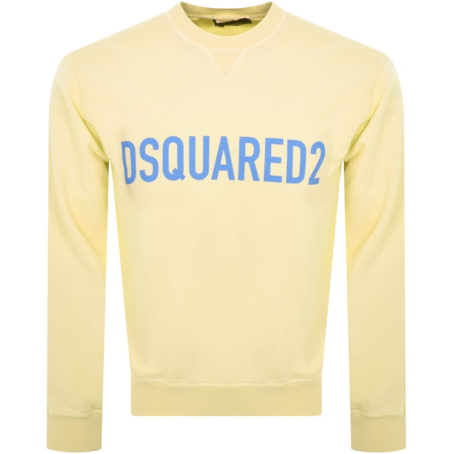 Image number 1 for DSQUARED2 Logo Sweatshirt Yellow
