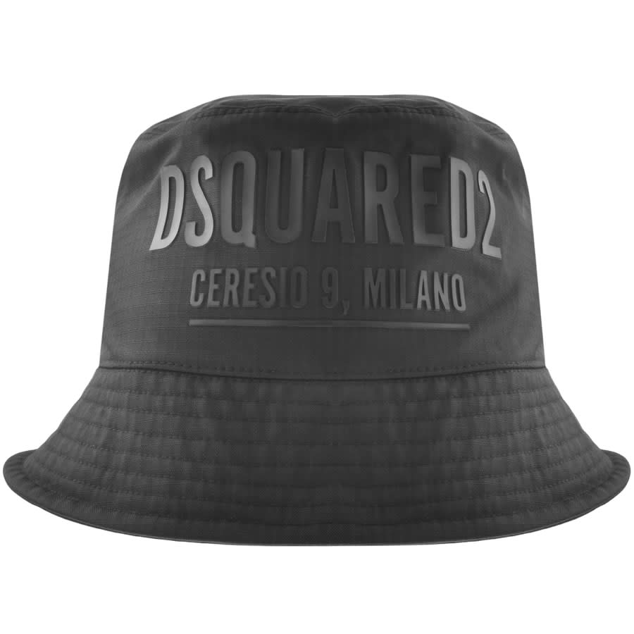 Image number 1 for DSQUARED2 Logo Bucket Hat Black