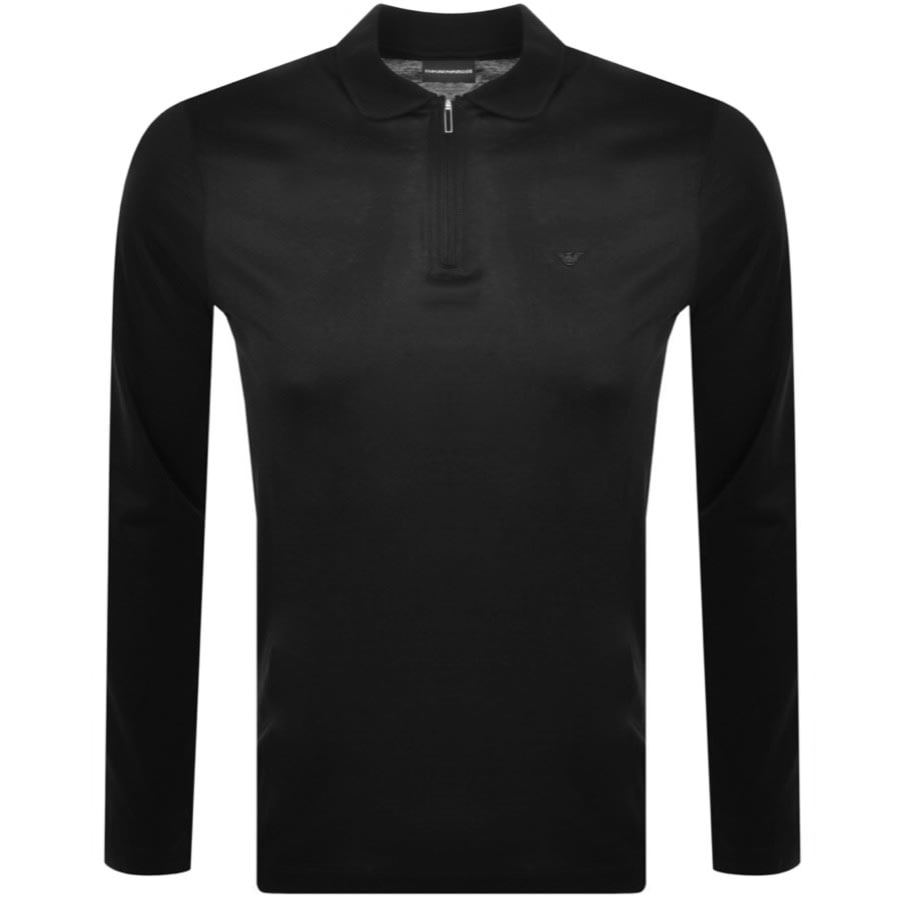 Emporio armani long sleeve sale polo shirt