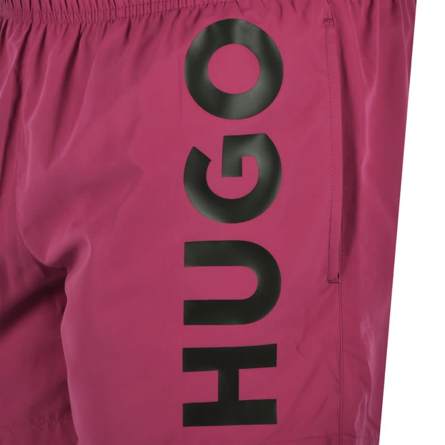 Image number 3 for HUGO ABAS Swim Shorts Pink