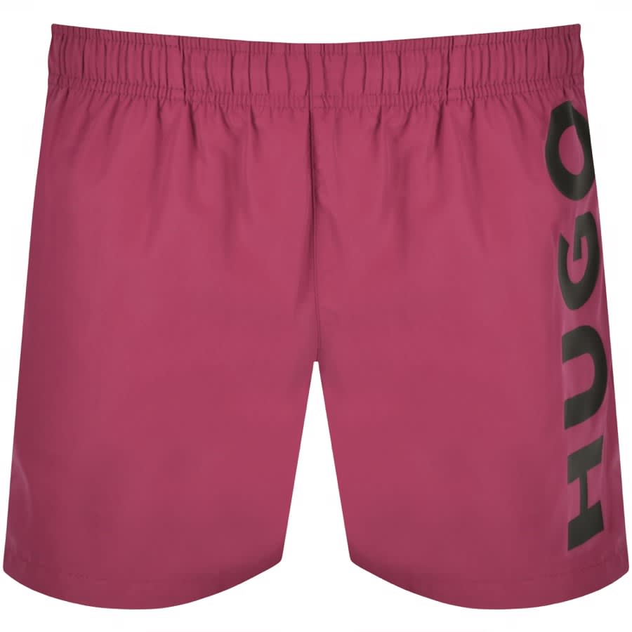 Image number 1 for HUGO ABAS Swim Shorts Pink