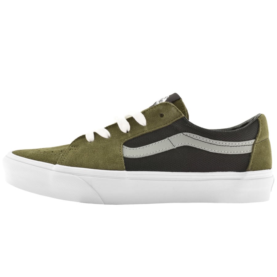 Image number 1 for Vans Sk8 Low Canvas Trainers Green