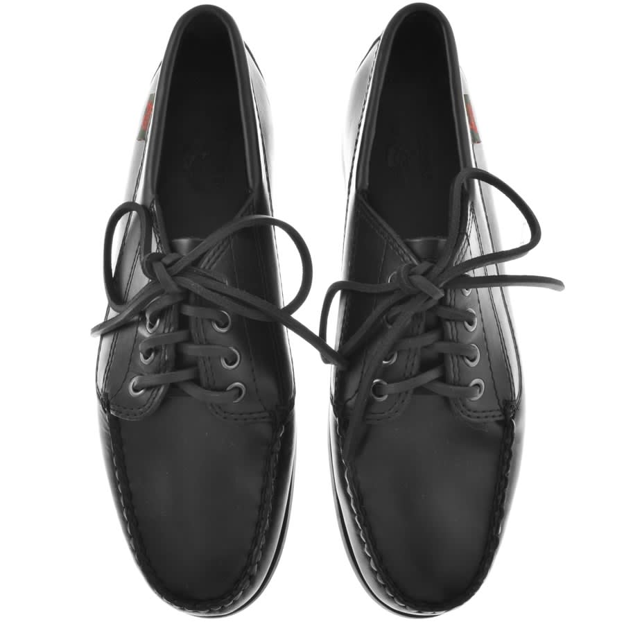 Image number 3 for GH Bass Camp Moc Jackman Pull Up Shoes Black