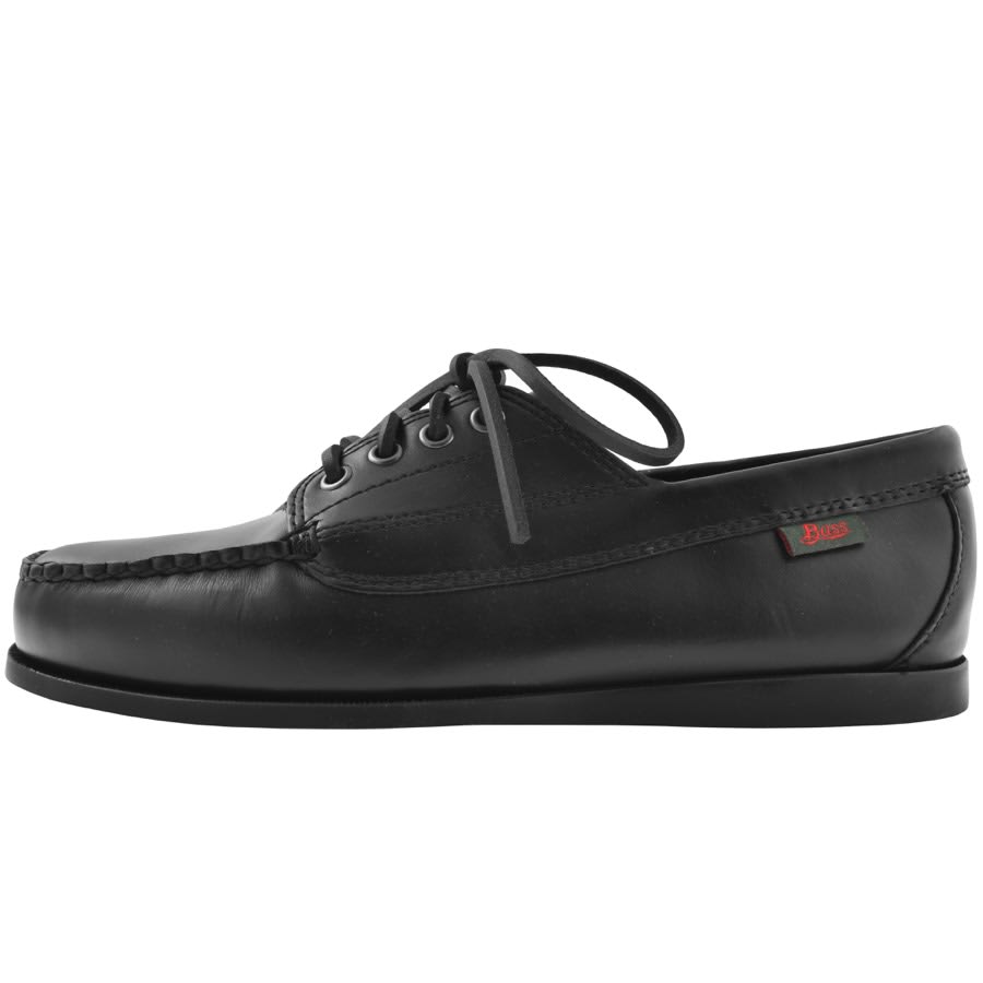 Image number 1 for GH Bass Camp Moc Jackman Pull Up Shoes Black