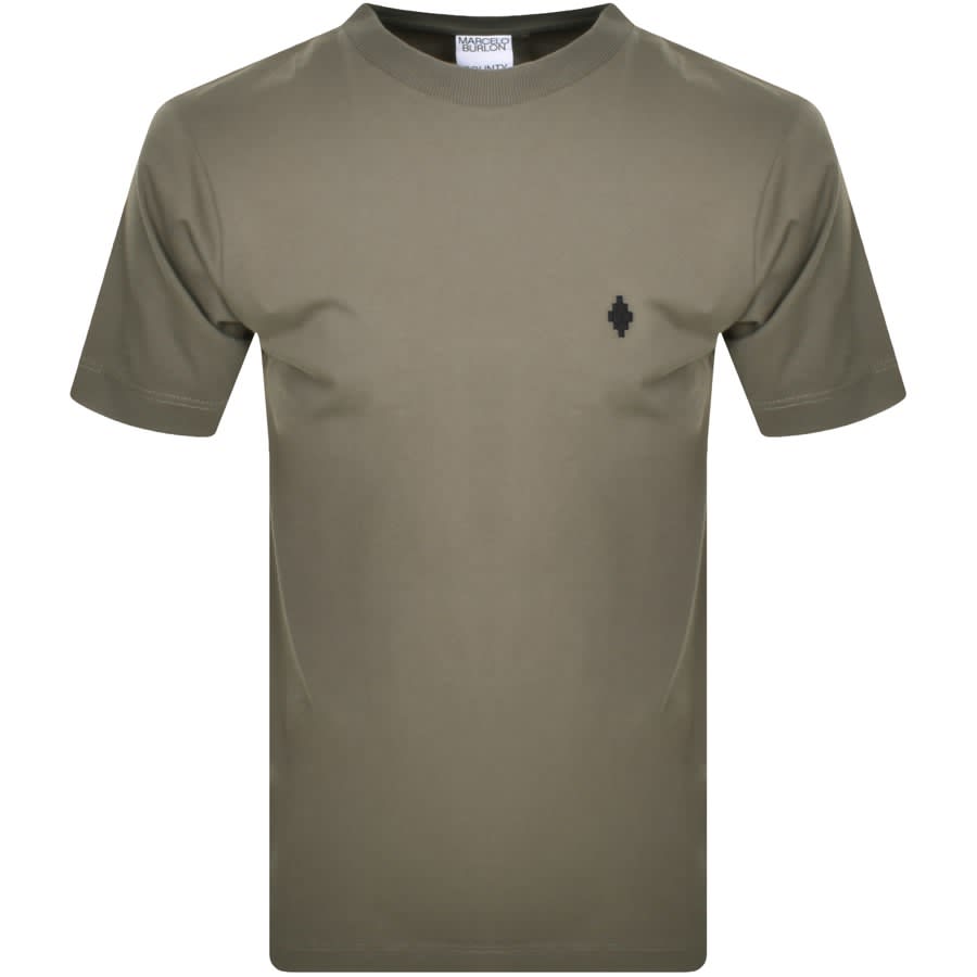 Image number 1 for Marcelo Burlon Cross T Shirt Green