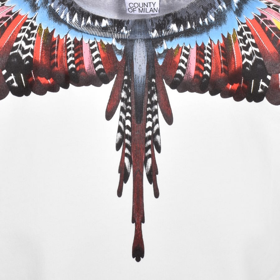 Image number 3 for Marcelo Burlon Grizzly Wings Sweatshirt White