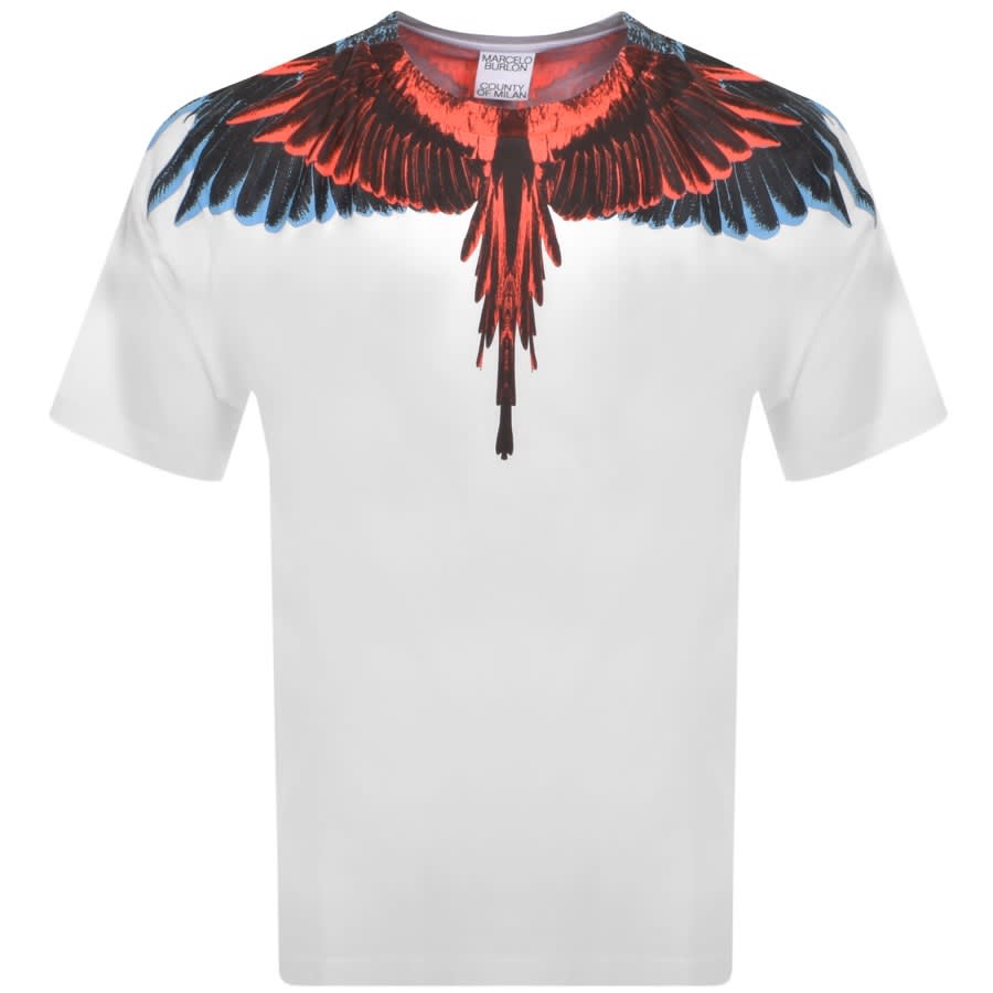 Image number 1 for Marcelo Burlon Icon Wings T Shirt White