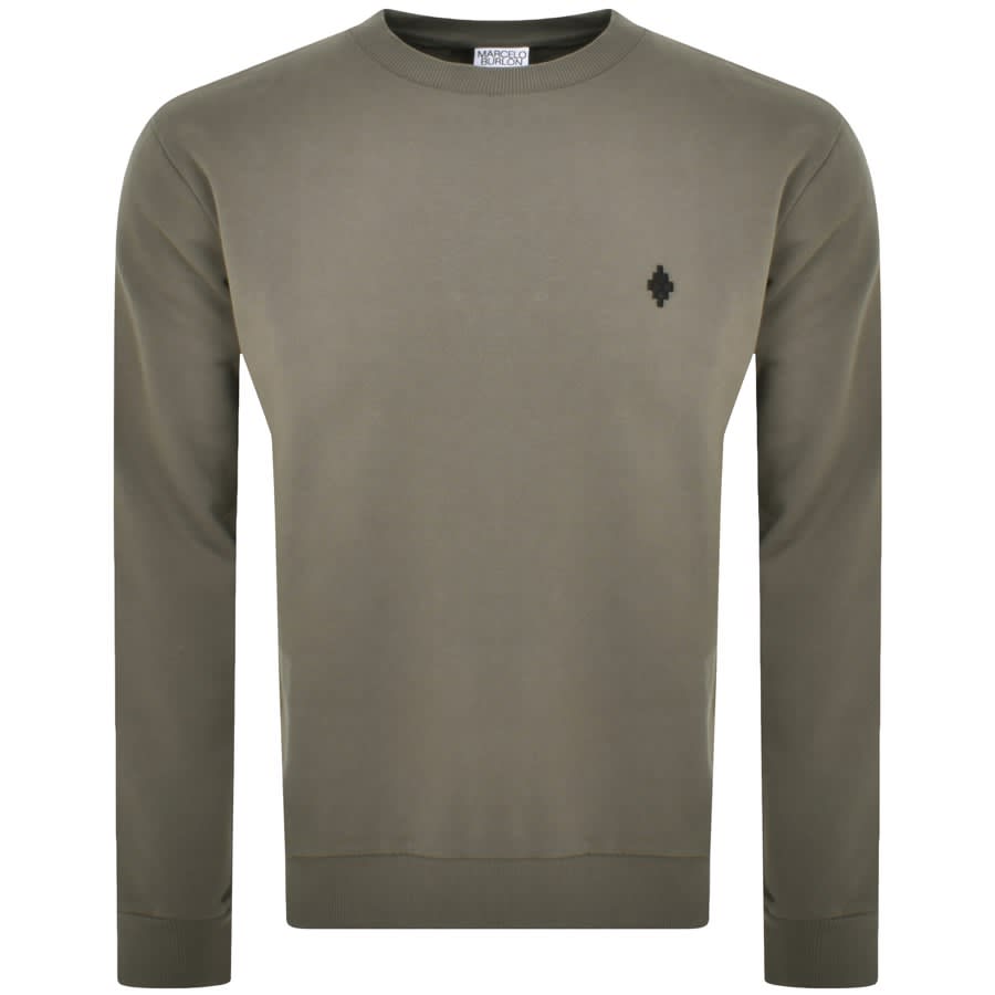 Image number 1 for Marcelo Burlon Cross Sweatshirt Green