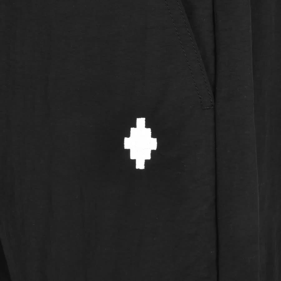 Image number 3 for Marcelo Burlon Cross Nylon Cargo Trousers Black
