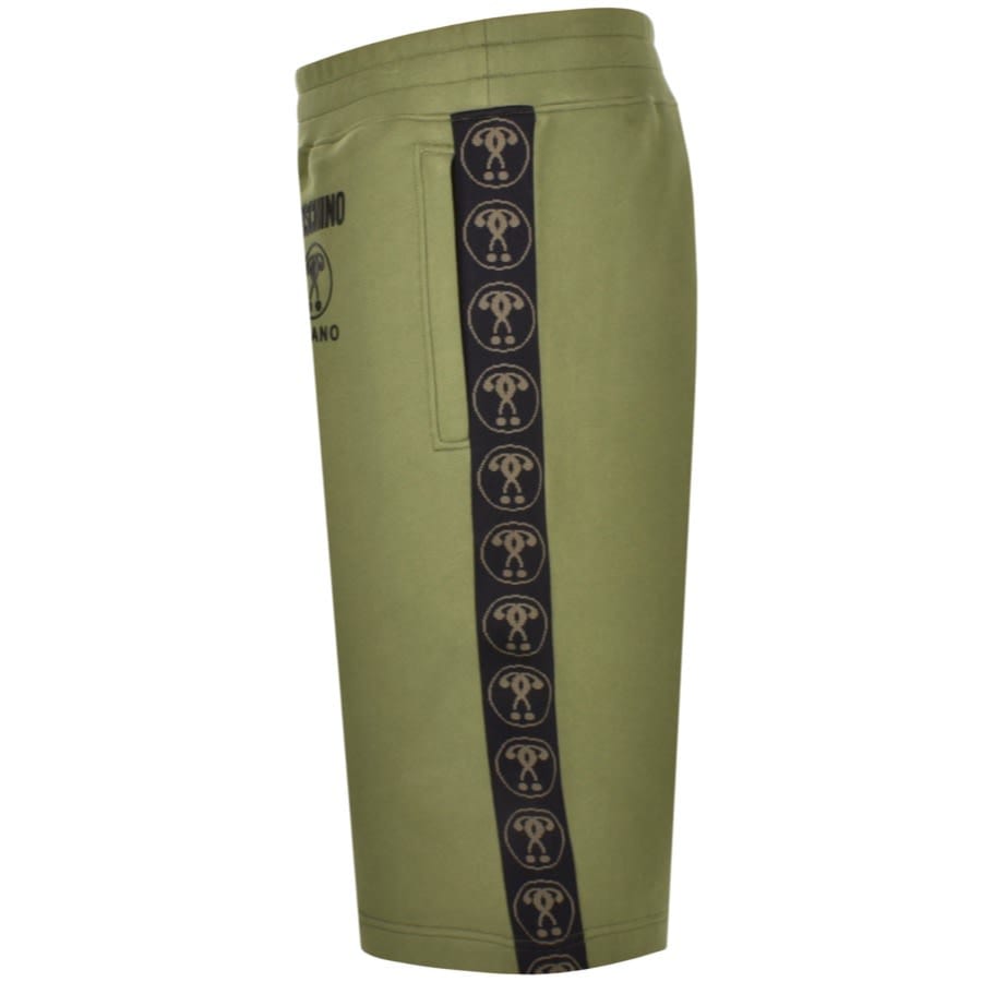 Image number 3 for Moschino Jaquard Jersey Shorts Green