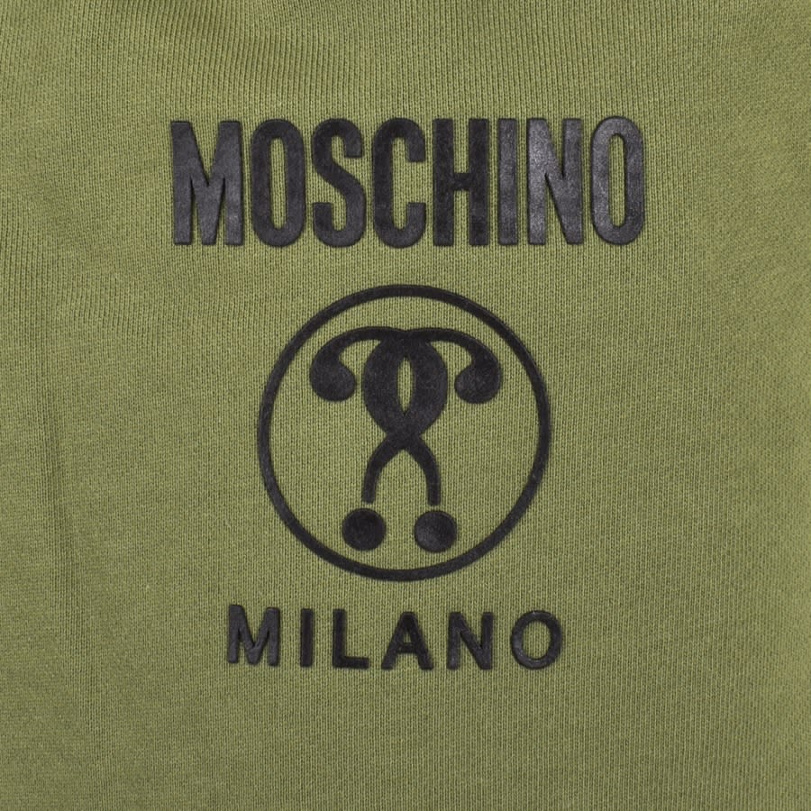 Image number 4 for Moschino Jaquard Jersey Shorts Green
