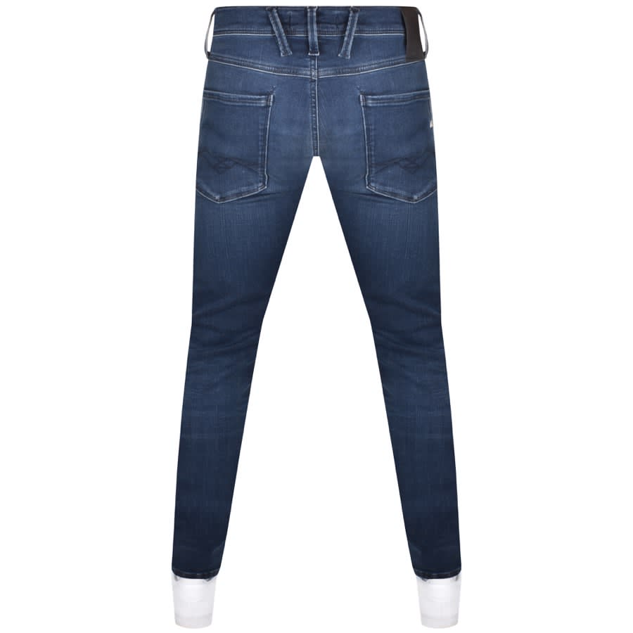 Image number 2 for Replay Anbass Hyperflex Cloud Jeans Blue