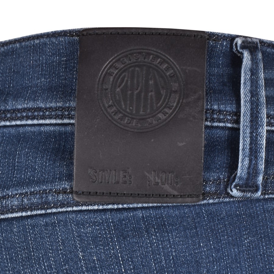 Image number 3 for Replay Anbass Hyperflex Cloud Jeans Blue