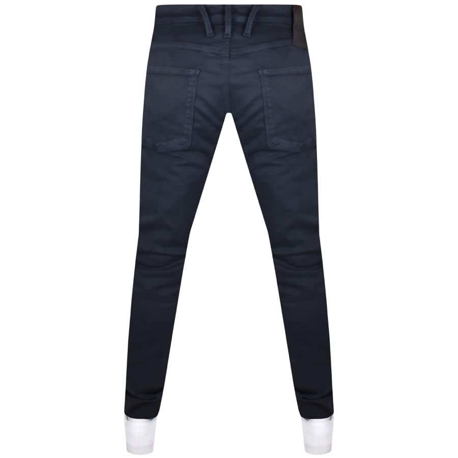 Image number 2 for Replay Anbass Hyperflex Jeans Navy