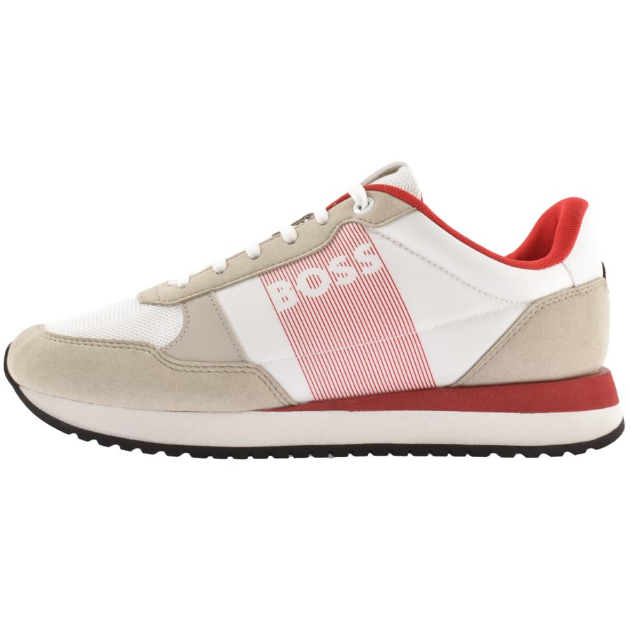 Image number 1 for BOSS Kai Runn Trainers Beige