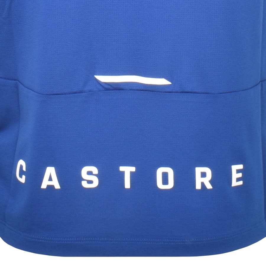 Image number 3 for Castore Mix Mesh Performance T Shirt Blue