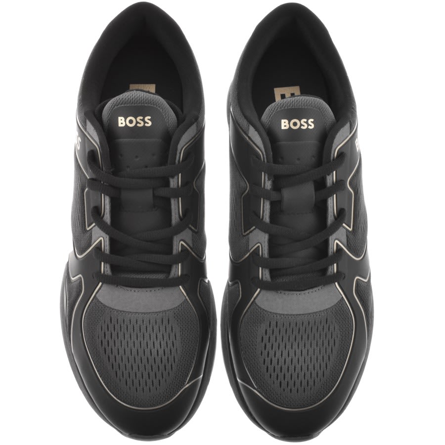 Image number 3 for BOSS Owen Runn Trainers Black