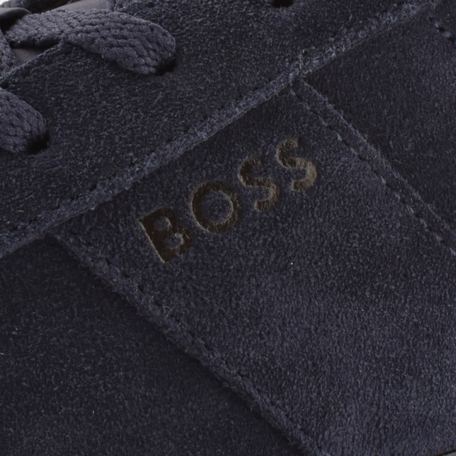 Image number 4 for BOSS Aiden Tenn Trainers Navy