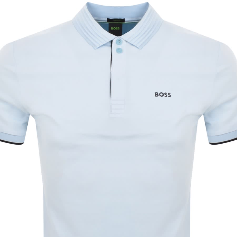 Image number 2 for BOSS Paule Polo T Shirt Blue