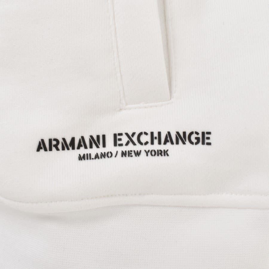 Image number 3 for Armani Exchange Panel Hoodie Black