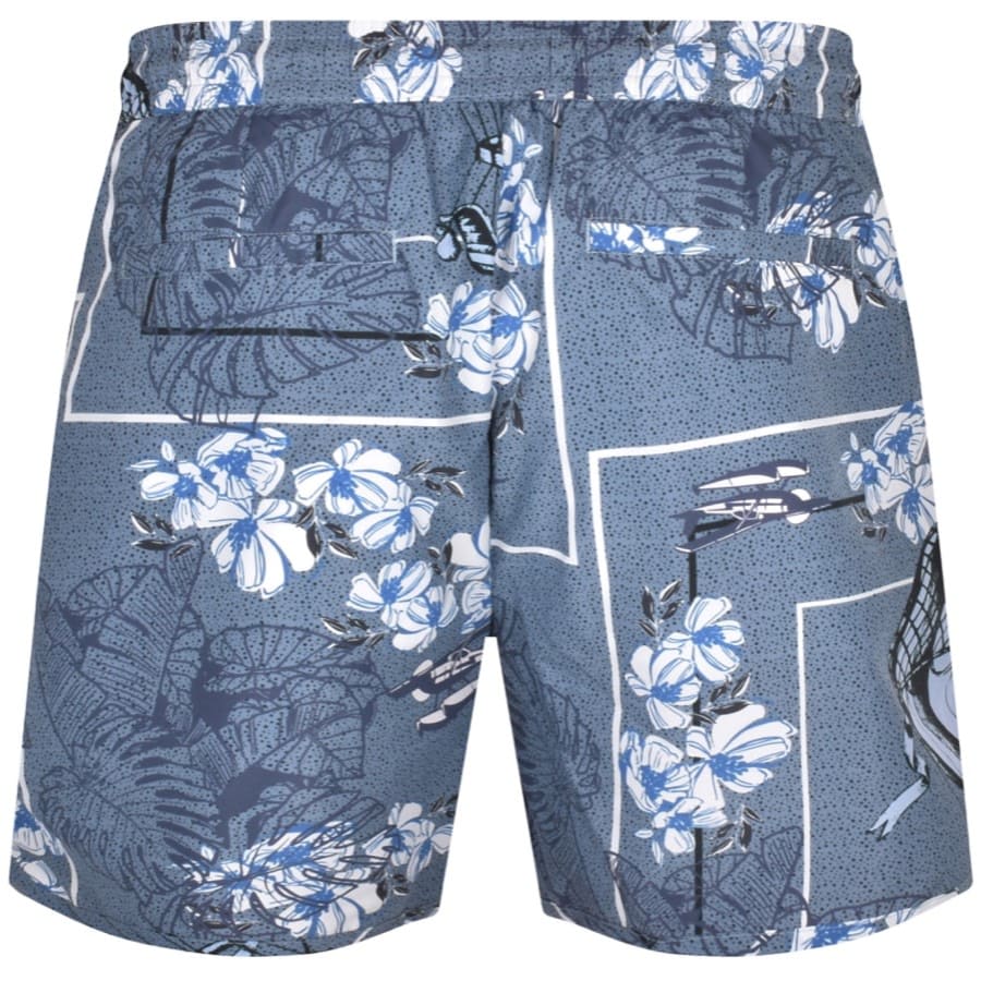 Image number 2 for Emporio Armani Resort Shorts Blue