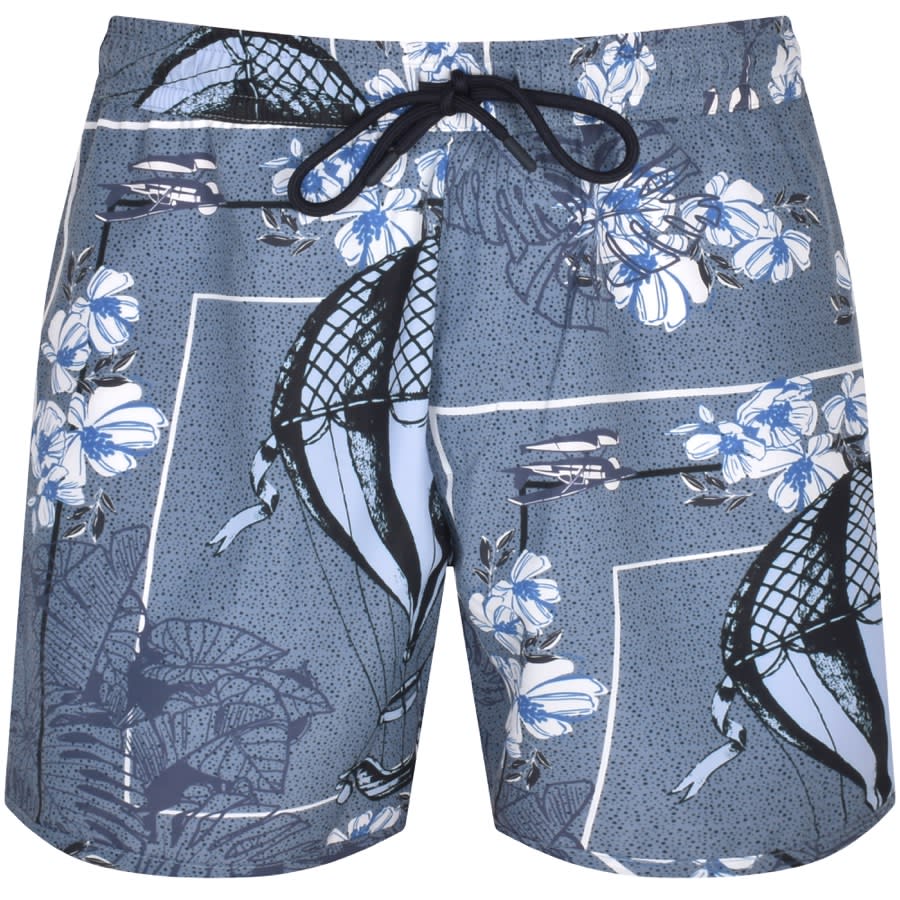 Image number 1 for Emporio Armani Resort Shorts Blue