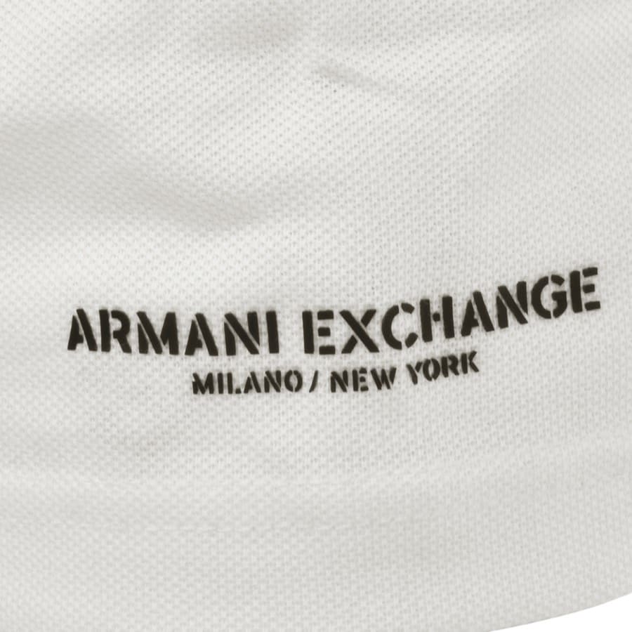 Image number 3 for Armani Exchange Short Sleeved Polo T Shirt Black