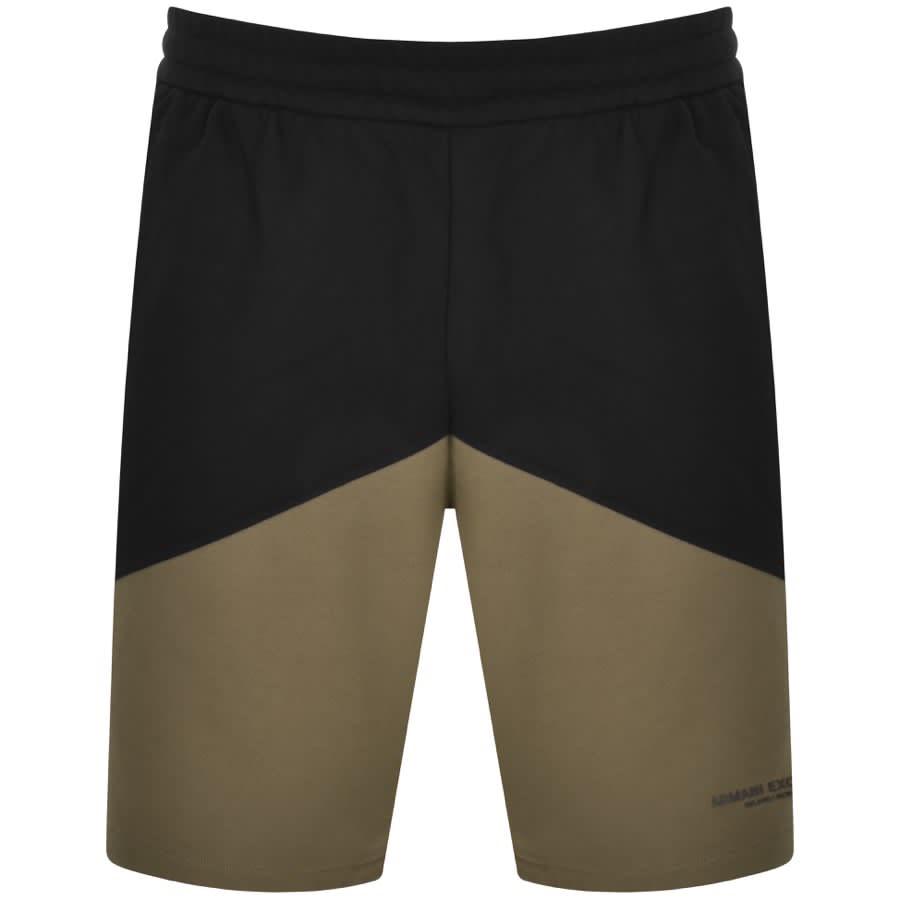 Image number 1 for Armani Exchange Jersey Shorts Black