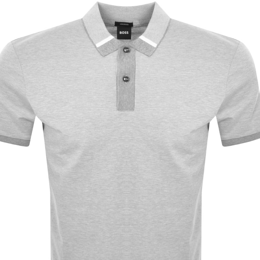 Image number 2 for BOSS Parlay 192 Polo T Shirt Grey