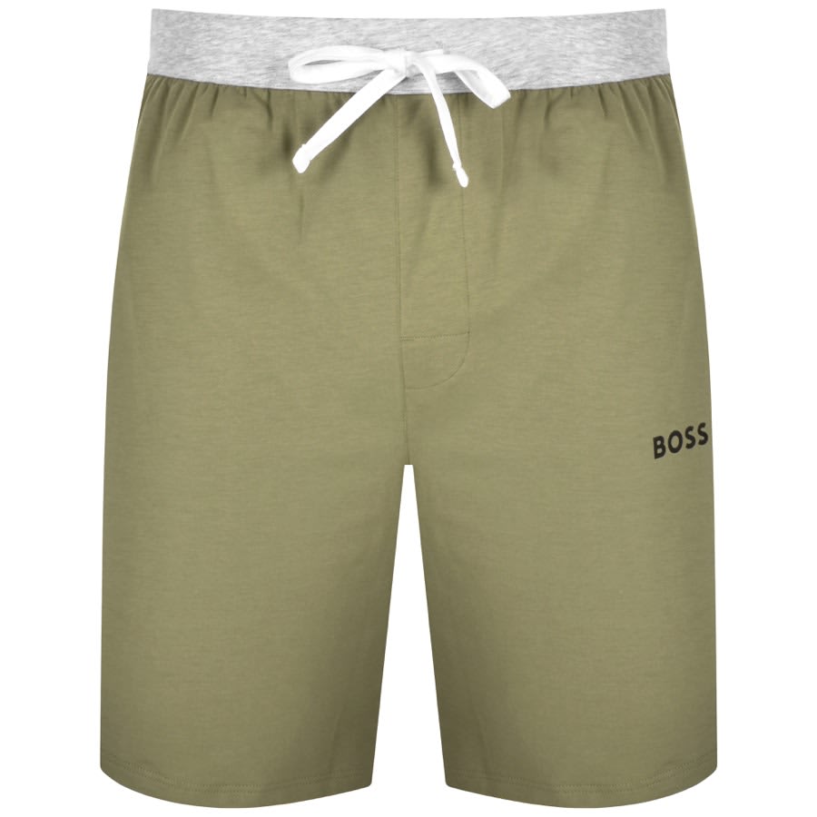 Image number 1 for BOSS Lounge Balance Jersey Shorts Green