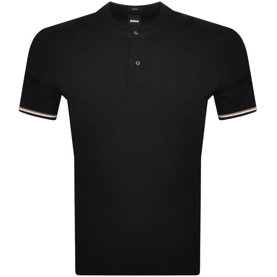 Image number 1 for BOSS Pollini 01 Polo T Shirt Black
