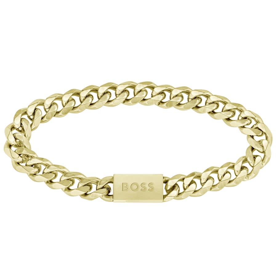 Image number 1 for BOSS Chain Link Bracelet Gold
