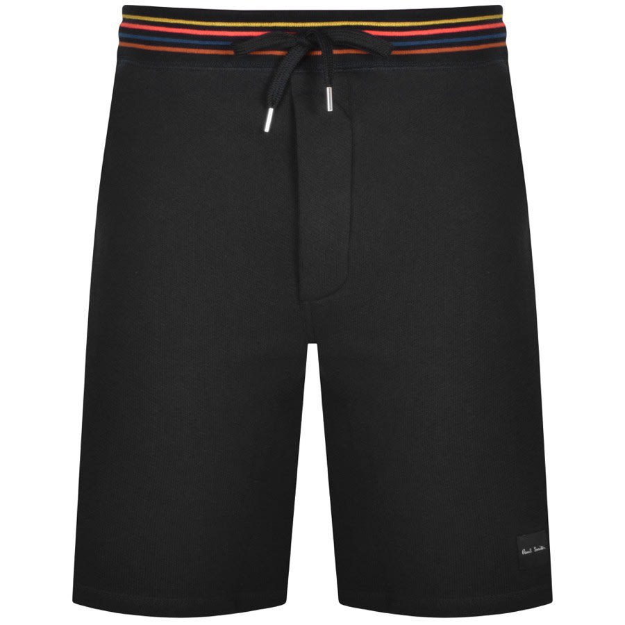 Image number 1 for Paul Smith Artist Rib Jersey Shorts Black